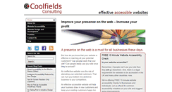 Desktop Screenshot of coolfields.co.uk